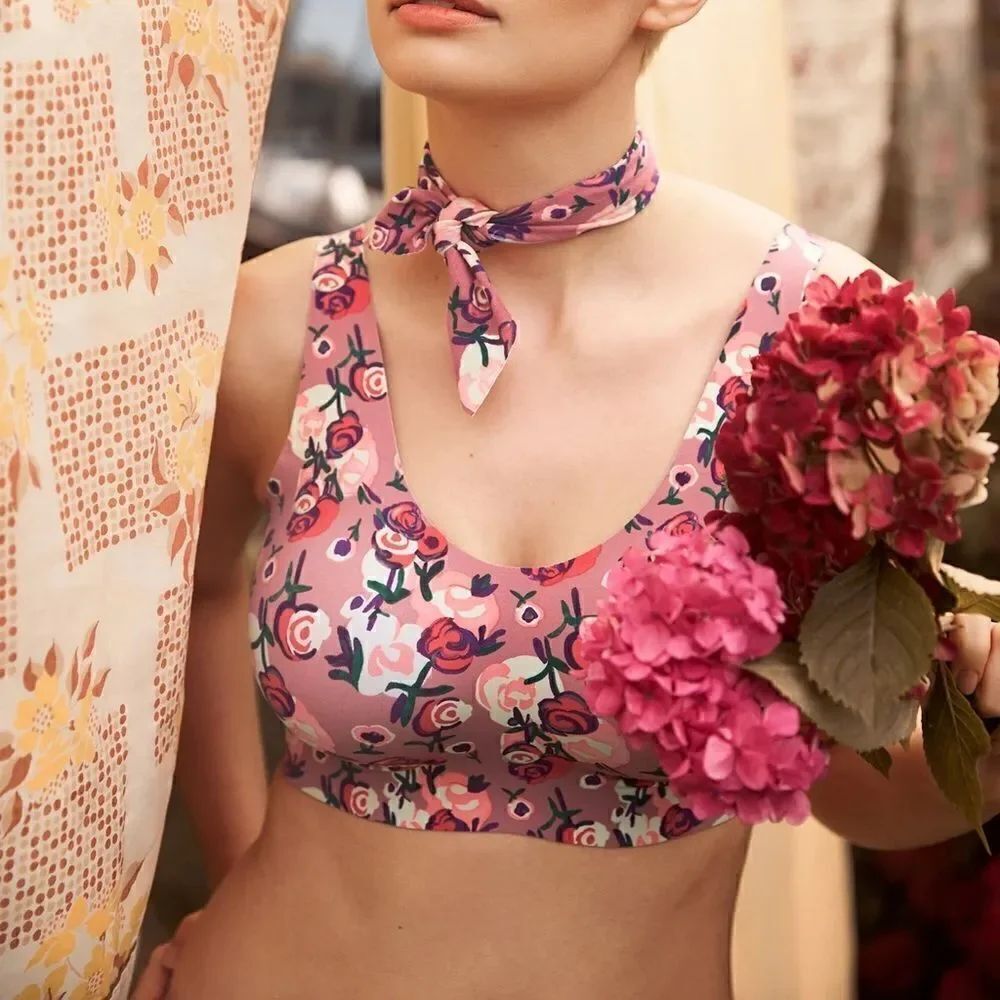 Anna Sui X Knix Rose Bra XXS+
